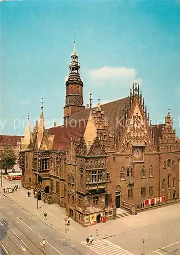 AK / Ansichtskarte Wroclaw Ratusz Rathaus Kat. Wroclaw Breslau