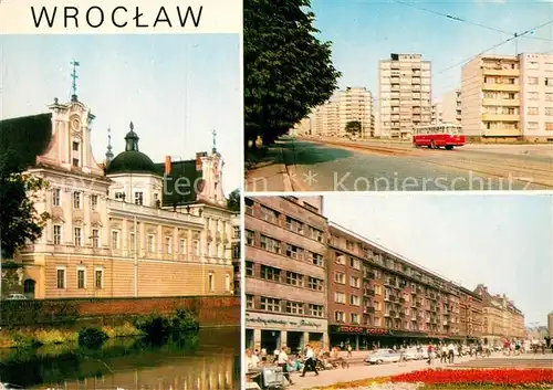 AK / Ansichtskarte Wroclaw Teilansichten Hochhaeuser Kat. Wroclaw Breslau