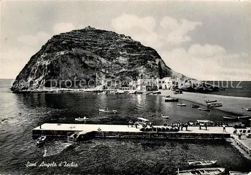 AK / Ansichtskarte Sant Angelo Ischia Hafen Mole Insel
