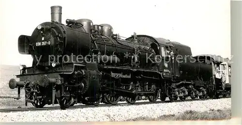 AK / Ansichtskarte Lokomotive 038357 0 Militaerbahn Oberlauchingen Immendingen  Kat. Eisenbahn