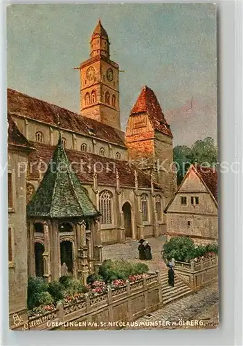 AK / Ansichtskarte Verlag Tucks Oilette Nr. 775 ueberlingen Bodensee St. Nicolausmuenster Kirche oelberg  Kat. Verlage