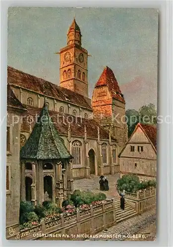 AK / Ansichtskarte Verlag Tucks Oilette Nr. 775 ueberlingen St. Nicolausmuenster Kirche oelberg N. Beraud Kat. Verlage