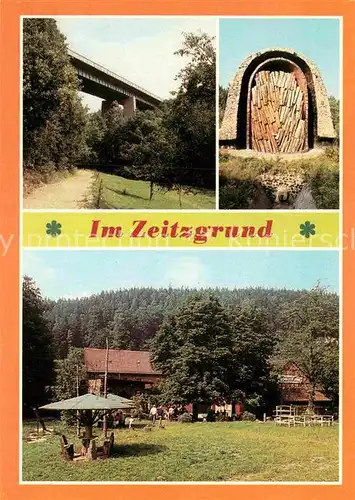 AK / Ansichtskarte Stadtroda Autobahnbruecke Pechofen Waldgaststaette Ziegenmuehle Kat. Stadtroda