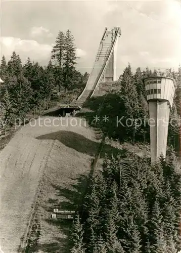 AK / Ansichtskarte Oberhof Thueringen Schanze am Rennsteig Kat. Oberhof Thueringen