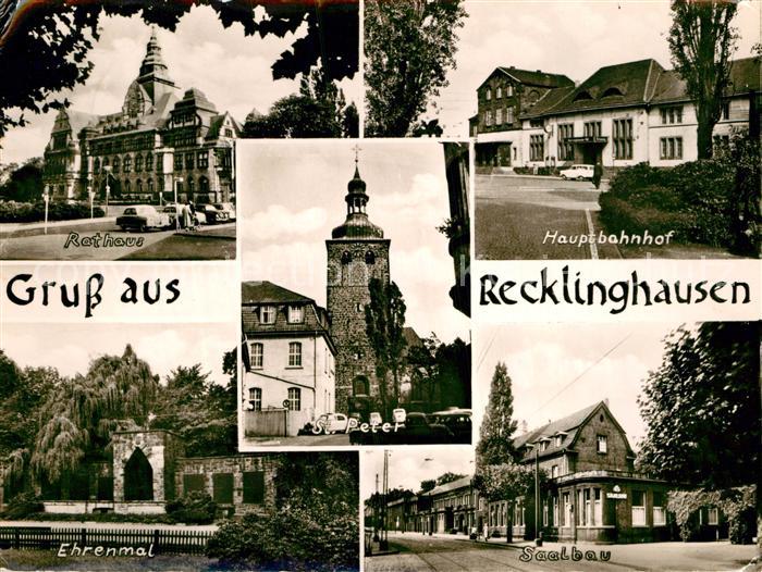 AK / Ansichtskarte Recklinghausen Westfalen Rathaus