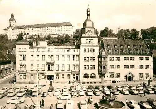 AK / Ansichtskarte Rudolstadt Marktplatz mit Schloss Heidecksburg Kat. Rudolstadt