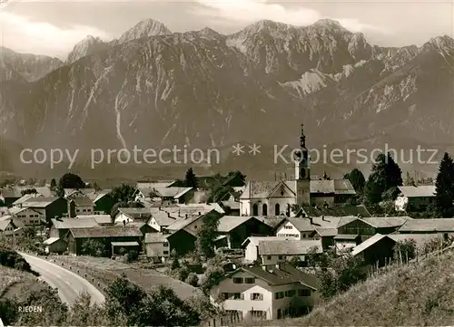 AK / Ansichtskarte Rieden Allgaeu Koellespitze Schlicke Vilser Kegel Kat. Fuessen