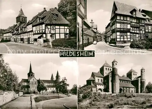 AK / Ansichtskarte Hildesheim Kehrwiederturm Werner Haus Sankt Godehard Kirche Kat. Hildesheim