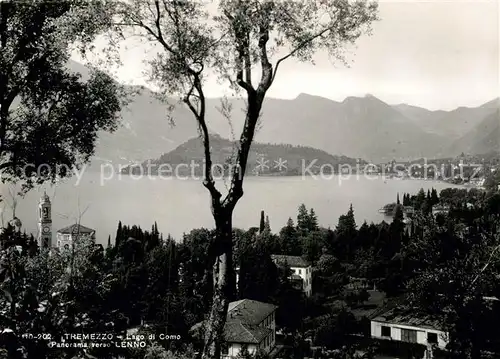 AK / Ansichtskarte Tremezzo Lago di Como Panorama verso Lenno Kat. 