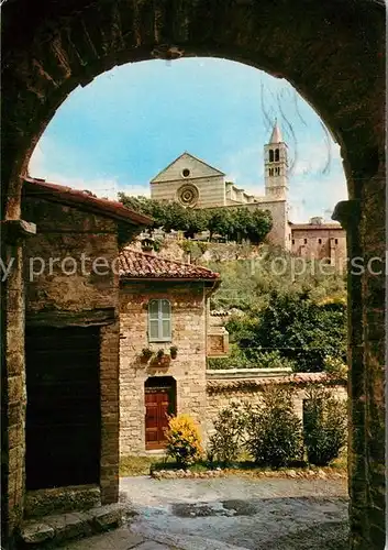 AK / Ansichtskarte Assisi Umbria Basilica Santa Chiara Kat. Assisi