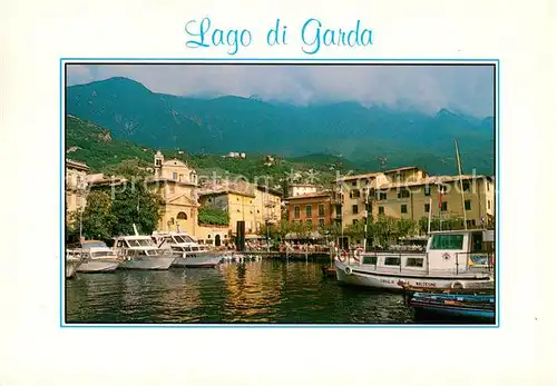 AK / Ansichtskarte Malcesine Lago di Garda Hafen Gardasee Kat. Malcesine