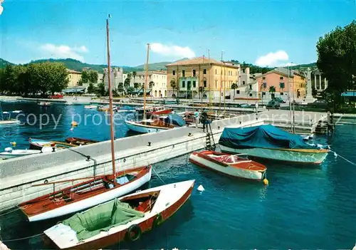 AK / Ansichtskarte Bardolino Porto Hafen Gardasee