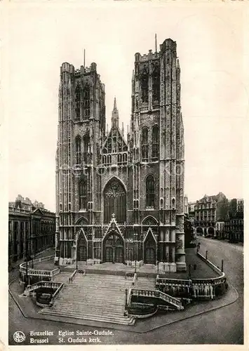 AK / Ansichtskarte Bruxelles Bruessel Eglise Sainte Gudule Kat. 