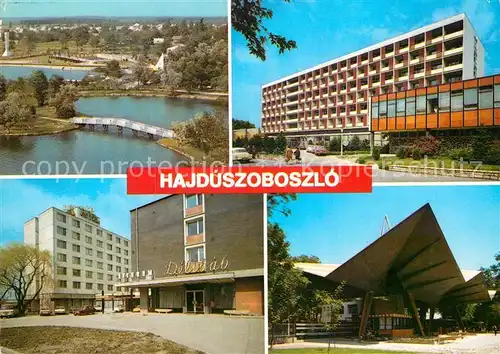 AK / Ansichtskarte Hajduszoboszlo  Teilansichten Hotel Gebaeude Hochhaus Kat. Ungarn