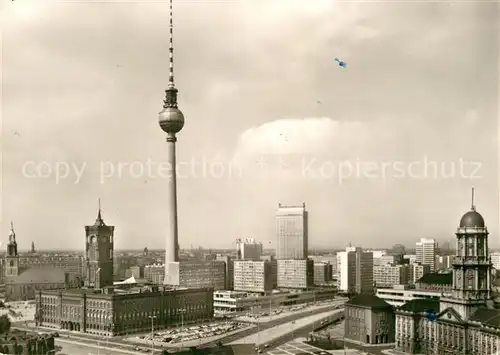 AK / Ansichtskarte Berlin Rathaus Fernseh und UKW Turm Kat. Berlin