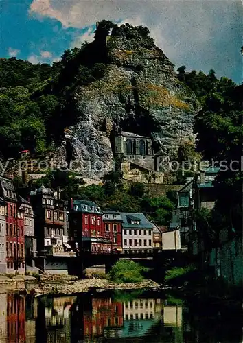 AK / Ansichtskarte Idar Oberstein Partie an der Nahe mit Felsenkirche Kat. Idar Oberstein