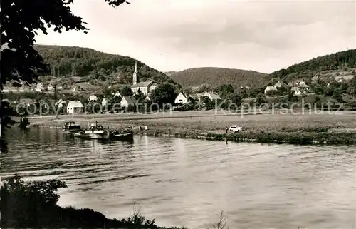 AK / Ansichtskarte Neckargerach Partie am Neckar Kat. Neckargerach