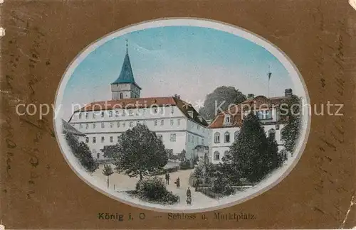 AK / Ansichtskarte Bad Koenig Odenwald Schloss Marktplatz Kat. Bad Koenig