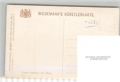 AK / Ansichtskarte Verlag Wiedemann WIRO Nr. 2036 A Bad Bertrich Schwanenteich  Kat. Verlage