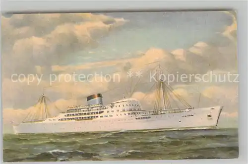 AK / Ansichtskarte Dampfer Oceanliner 17 de Octubre Argentina Kat. Schiffe