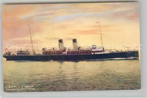 AK / Ansichtskarte Dampfer Oceanliner S.S. Anglia  Kat. Schiffe