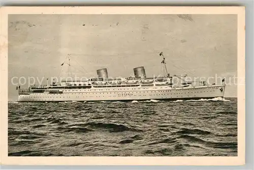 AK / Ansichtskarte Dampfer Oceanliner M V Victoria  Kat. Schiffe