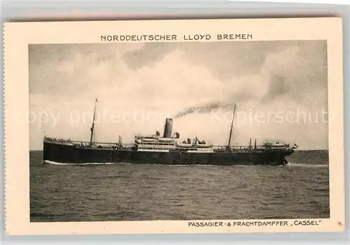 AK / Ansichtskarte Dampfer Oceanliner Cassel Lloyd Bremen  Kat. Schiffe