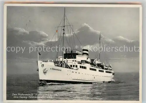AK / Ansichtskarte Dampfer Oceanliner Koenigin Luise  Kat. Schiffe