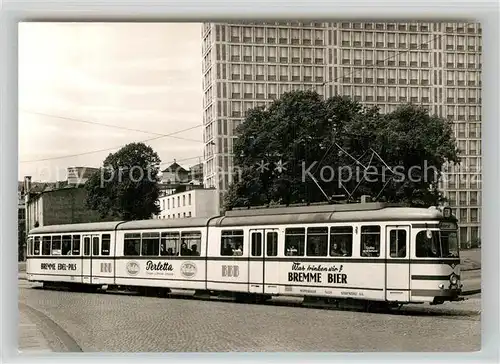 AK / Ansichtskarte Strassenbahn Wuppertal Gelenktriebwagen Nr. 8008  Kat. Strassenbahn