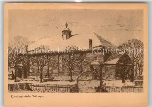 AK / Ansichtskarte Tuebingen Eberhardskirche  Kat. Tuebingen