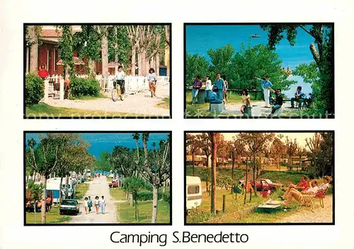 AK / Ansichtskarte Peschiera Camping S Benedetto am Gardasee Kat. Lago di Garda Italien