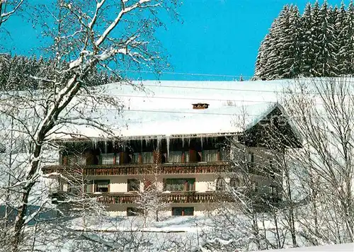 AK / Ansichtskarte Langenwang Fischen Kur und Sporthotel Sonnenbichl am Birkenhang Winterpanorama Kat. Fischen i.Allgaeu