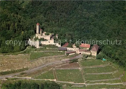 AK / Ansichtskarte Neckarzimmern Burg Hornberg am Neckar Fliegeraufnahme Kat. Neckarzimmern