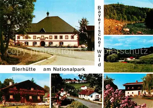 AK / Ansichtskarte Bierhuette Niederbayern Hotel Bierhuette am Nationalpark Kat. Hohenau