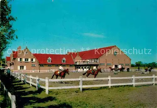 AK / Ansichtskarte Knokke Zoute Manege Reitsportanlage Springplatz