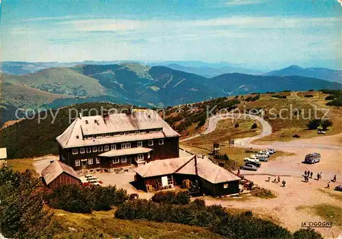 AK / Ansichtskarte Guebwiller Elsass Grand Ballon Panorama Les Hautes Vosges