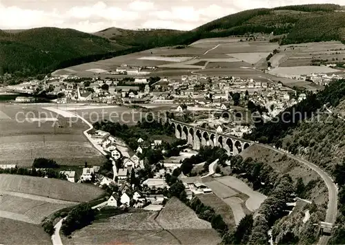 AK / Ansichtskarte Willingen Sauerland Fliegeraufnahme Viadukt Kat. Willingen (Upland)