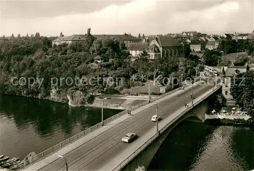 AK / Ansichtskarte Kroellwitz Halle Saale Giebichstein Bruecke  Kat. Halle