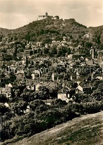 AK / Ansichtskarte Eisenach Thueringen Panorama mit Wartburg Kat. Eisenach