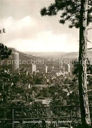 AK / Ansichtskarte Jena Thueringen Blick vom Landgrafen