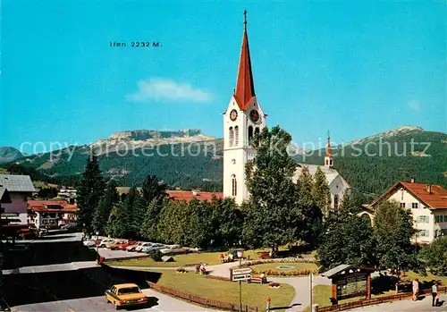 AK / Ansichtskarte Riezlern Kleinwalsertal Vorarlberg Ifen Kirche  Kat. Mittelberg