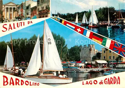 AK / Ansichtskarte Bardolino Segelboot Hafen 