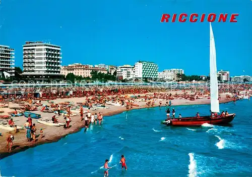 AK / Ansichtskarte Riccione Spiaggia 