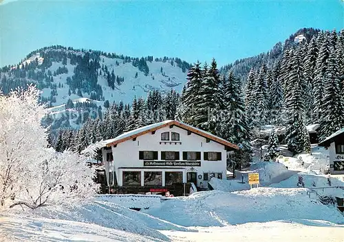 AK / Ansichtskarte Spitzingsee Cafe Restaurant Neue Wurzhuette Kat. Schliersee