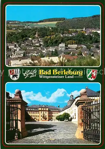 AK / Ansichtskarte Bad Berleburg Schloss Fliegeraufnahme Kat. Bad Berleburg