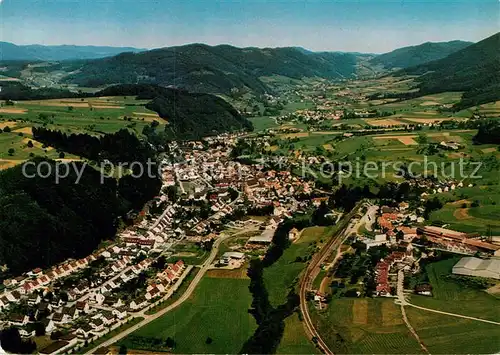 AK / Ansichtskarte Elzach Fliegeraufnahme Elztal Kat. Elzach