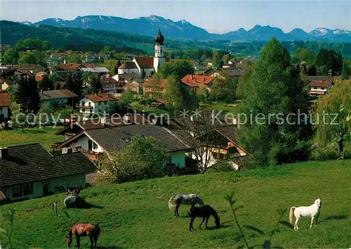 AK / Ansichtskarte Bad Endorf mit Pferden Kat. Bad Endorf