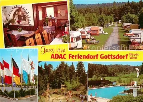 AK / Ansichtskarte Gottsdorf Niederbayern Camping Freibad  Kat. Untergriesbach