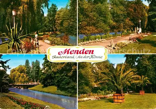 AK / Ansichtskarte Menden Sauerland Park Kat. Menden (Sauerland)
