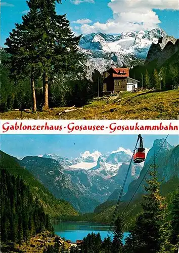 AK / Ansichtskarte Gablonzerhaus Dachstein Gosausee Gosaukammbahn  Kat. Oesterreich